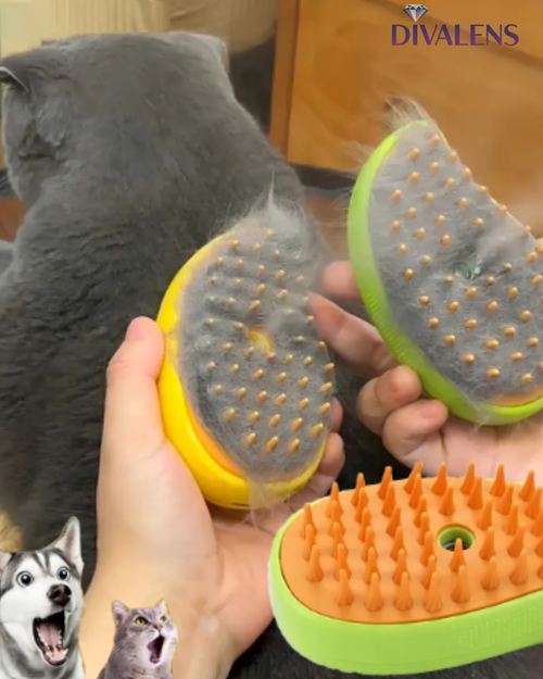 CEPILLO DE VAPOR 3 EN 1 PARA MASCOTAS